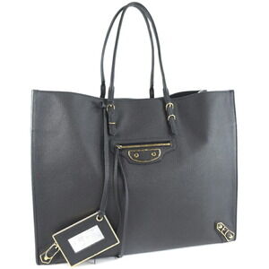 Balenciaga Paper Tote Bag Leather